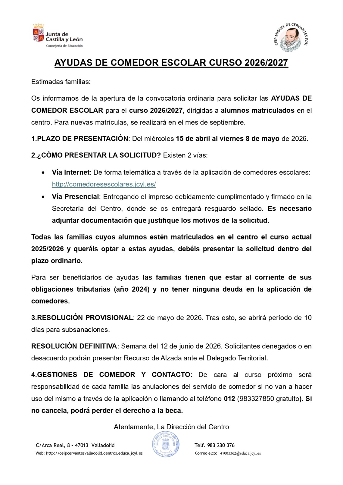 CIRCULAR BECA COMEDOR ABRIL 26-27