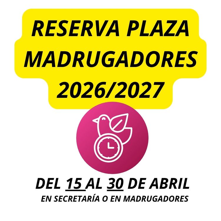 RESERVA PLAZA MADRUGADORES 26-27