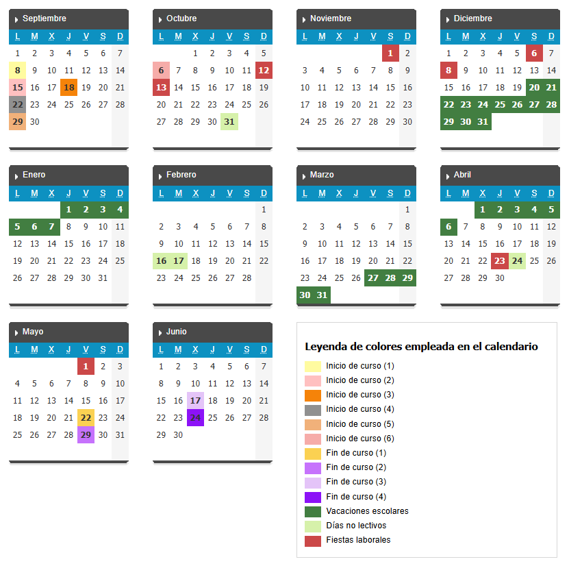 CALENDARIO 25-26